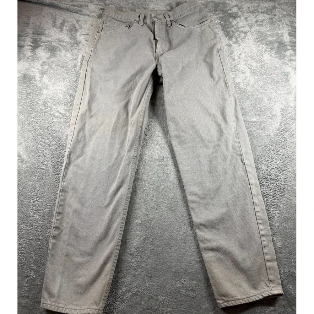 Vtg Levi's 550 Jeans Mens 30x30 Gray Relaxed Fit Made USA Red Tab‎